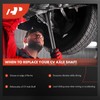 A-Premium Pair (2) Front CV Axle Shaft Assembly Compatible with