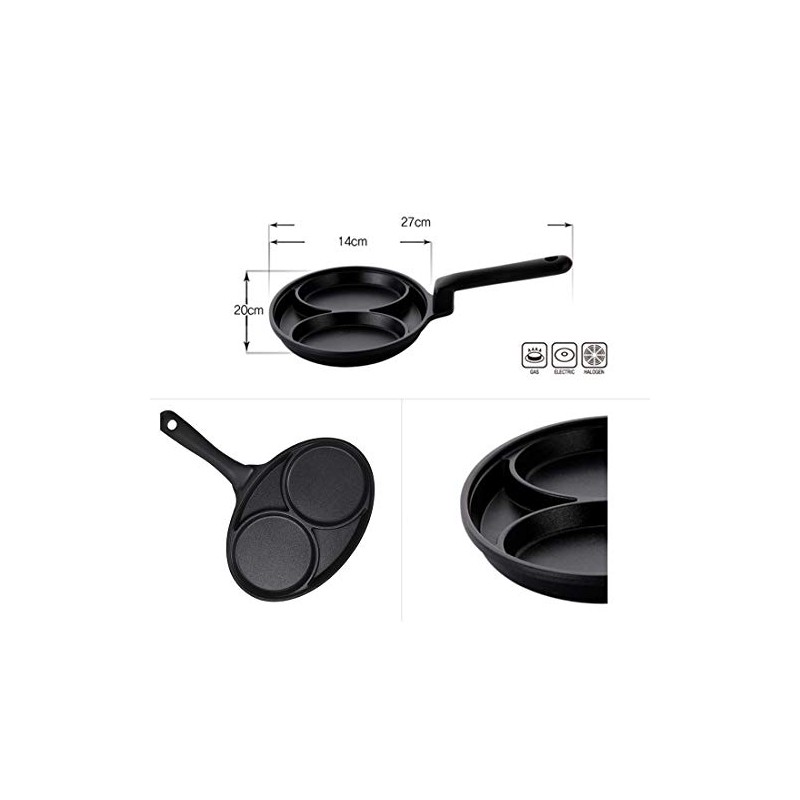 Kitchen Flower 2 Space Non-Stick Coated Egg Pan