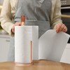 Relaxdays Standing Kitchen Roll Holder, Beech Wood, H x W