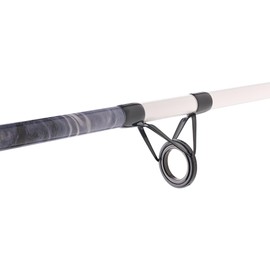 Shakespeare Tiger Surf Spinning Reel and Fishing Rod Combo with Bottom Float Rig, 9' 2-Piece Fishing Rod, Tubular Fiberglass Rod Blank Construction, Comfortable and Durable EVA Handle