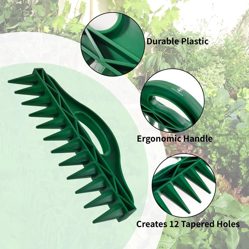 The Row Seeder by Spaceurseeds – Handheld Garden Tool for