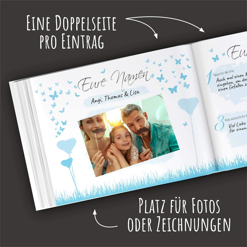 Guest book with questions practical wedding album wedding book for