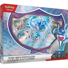 Pokémon-Sammelkartenspiel: Kollektion Delfinator-ex (4 Boosterpacks, 3 holografische Promokarten & 1 überdimensionale holografische Karte)