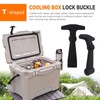 HaeKap 4 Pack Replacement Lid T-Latches Compatible with YETI RTIC