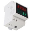 Voltmeter Ammeter 4 Digit Display DIN Rail Mount Single Phase