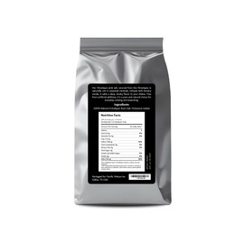 Pacific Pelican Iodized Himalayan Pink Salt – Hickory Smoked, Coarse Grain – Natural Mineral-Rich Seasoning for Grilling, Cooking, and Finishing (1lb)