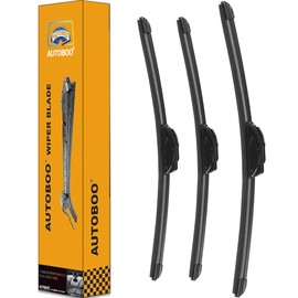 AUTOBOO 16"+14"+14" Windshield Wiper Blade for Toyota FJ Cruiser 2014-2007 -Original Equipment Replacement (Pack of 3)