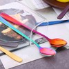 SBOMHS Long Handle Spoons Set of 8 (Coloured), Cocktail Mixing