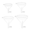 4 funnels, 100% made in Italy