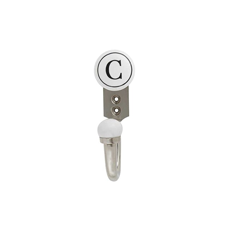 MarktSq Alphabet C Ceramic Wall Hook