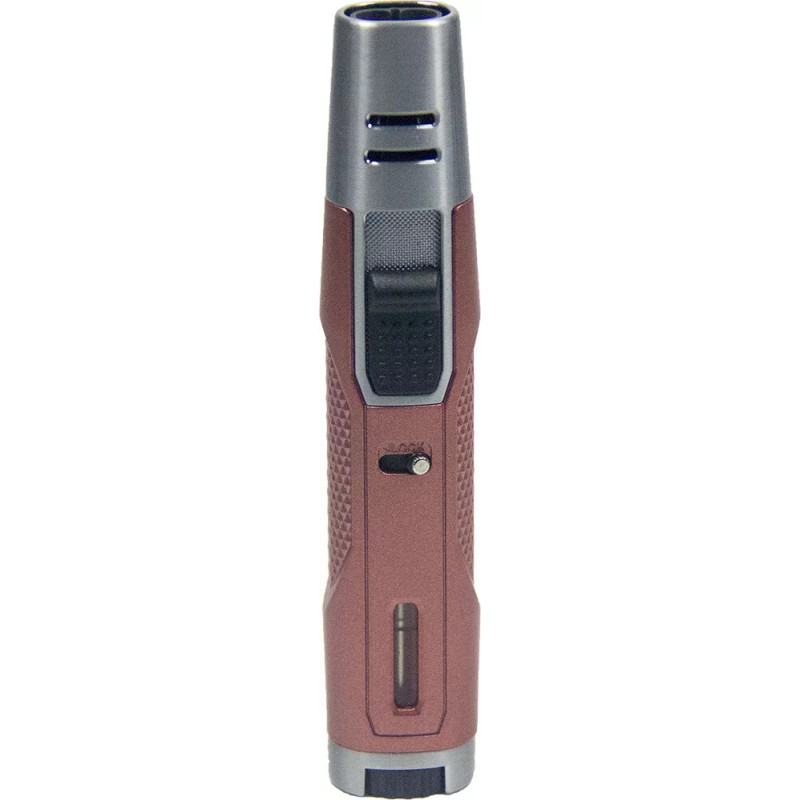 2 Pack Double V Torch Jet Flame Refillable Butane Adjustable