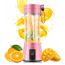 Portable Blender for Smoothies & Shakes - Cordless Personal Size Mini Blender with BAP Free Juice Cup, USB Rechargeable Suit for Sports/Picnic