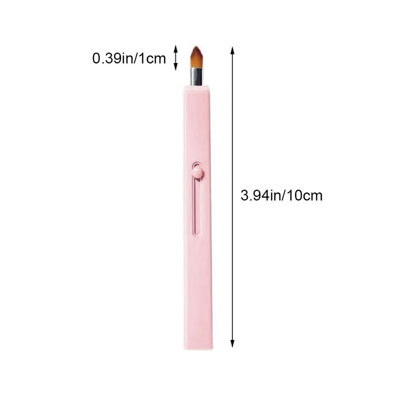 LELEVTXP Lip Brush Retractable Lipstick Applicator Portable Lipstick Brush for