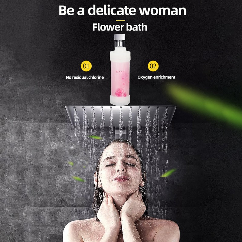 Shower Filter Remove Impurities and Chlorine 3 Layer Delicate Bath