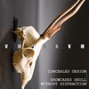 VMSIXVM European Mount Skull Hanger, Deer Skull Wall Hooker for