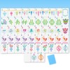 Simgoing American Mahjong Sets 160 Mahjong Tiles Melamine Engraved Mah