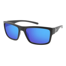 EDGEIWEAR Wrap Around Sports UV400 Sunglasses with Mirrored Lens for Men Women Driving Fishing Running Biking