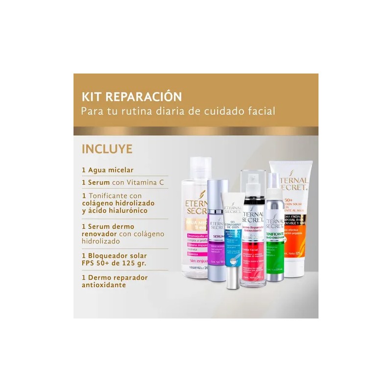 Eternal Secret Skincare Kit Reparación Total