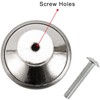 VIPMOON 10 Pack Cabinet Door Knobs Brushed Nickel Round Drawer