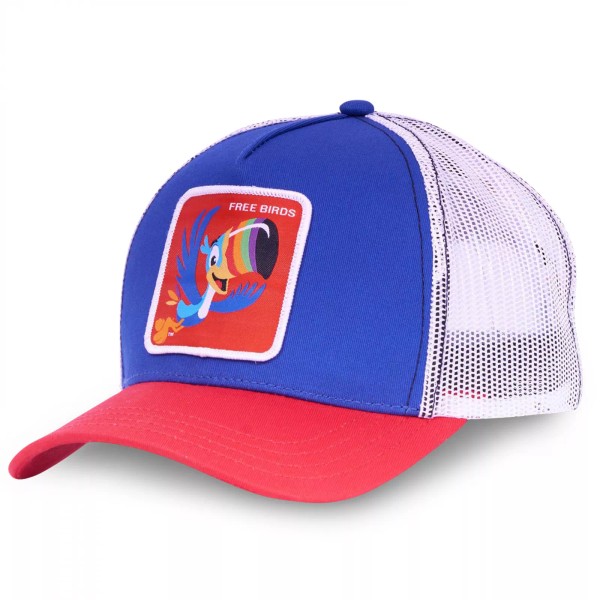 CRAZYBOXER Froot Loops Toucan Sam Snapback Trucker Hat Multi-Color