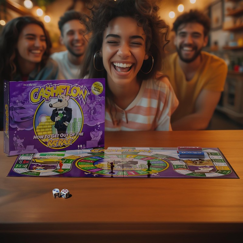Rich Dad CASHFLOW Board Game, Educational Business & Finance Literacy