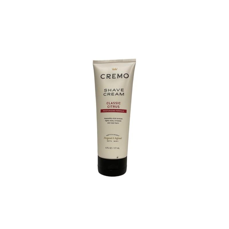 Cremo Classic Citrus Shave Cream 6 oz (Pack of 5)