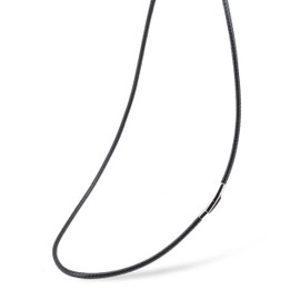 Napist NPN273 Necklace Chain, Men's, Wax Cord, Choker, 316L Surgical Stainless Steel, Hypoallergenic, Water-resistant, No Gemstone