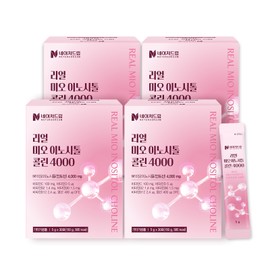 Nature Dream Real Myo Inositol Choline 4000 5g / Contains Folic Acid and Vitamin D 30 packets, 4 units / 네이처드림 리얼 미오 이노시톨 콜린 4000 5g /엽산 비타민D 함유 30포, 4개
