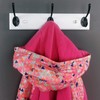 mapeoes 2 Pack Wood Coat Rack Wall Mount with 3