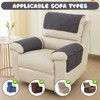 3Pcs Sofa Armrest Headrest Covers Set, Anti-Slip Armchair Protectors