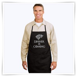 Dinner Is Coming Serving Apron