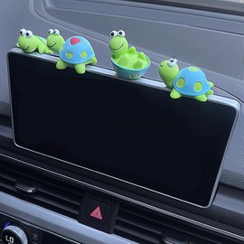 Car Rearview Mirror Accessories, Cute Turtle Dashboard Decor, Car Ornament, Car Accessories Aesthetic, Interior Decoration Accessories for Car Rearview Mirror and Dashboard, Funny Ornament Gifts