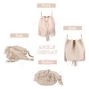 Jywmsc Women's Fringe Tassel Shoulder Bag Leisure Boho Bucket Shoulder