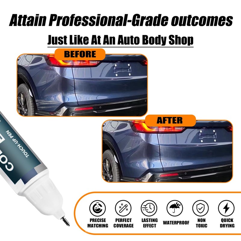 Canyon River Blue Metallic(B-640M) Touch Up Paint Compatible with Honda,