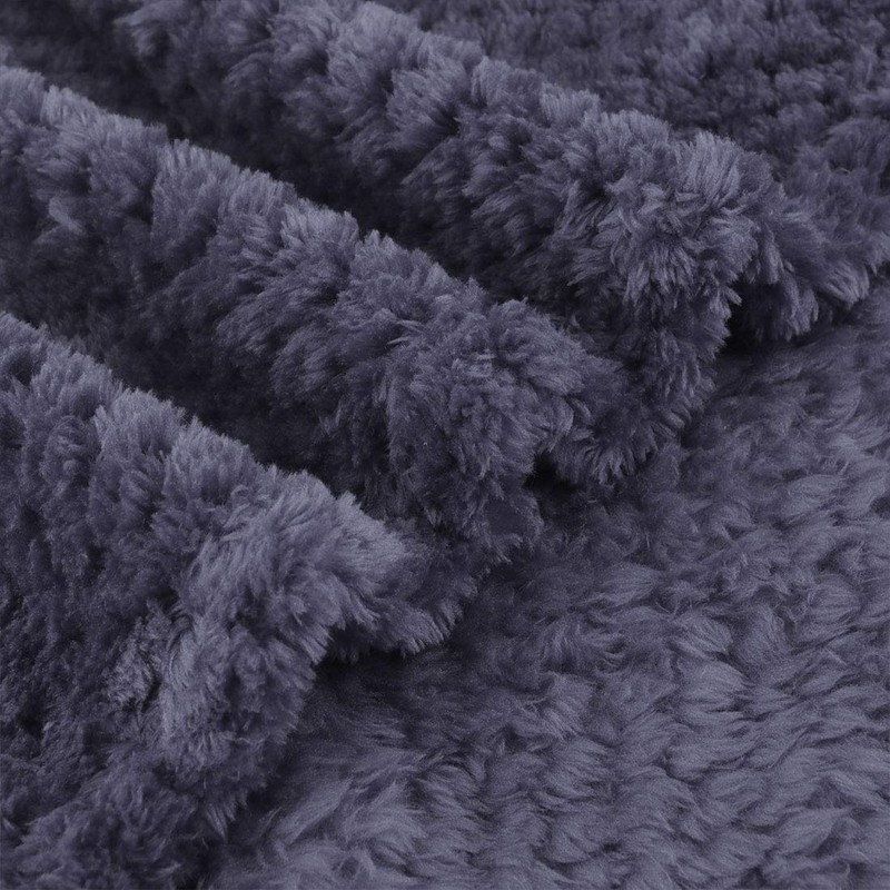 sourcing map Flannel Fleece Bed Blankets, Soft Warm Microfiber Blanket,
