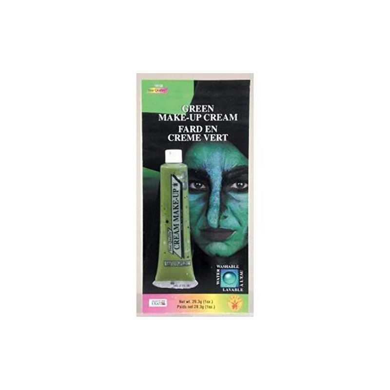 Rubie's Green Cream Makeup, 1.0 Ounce