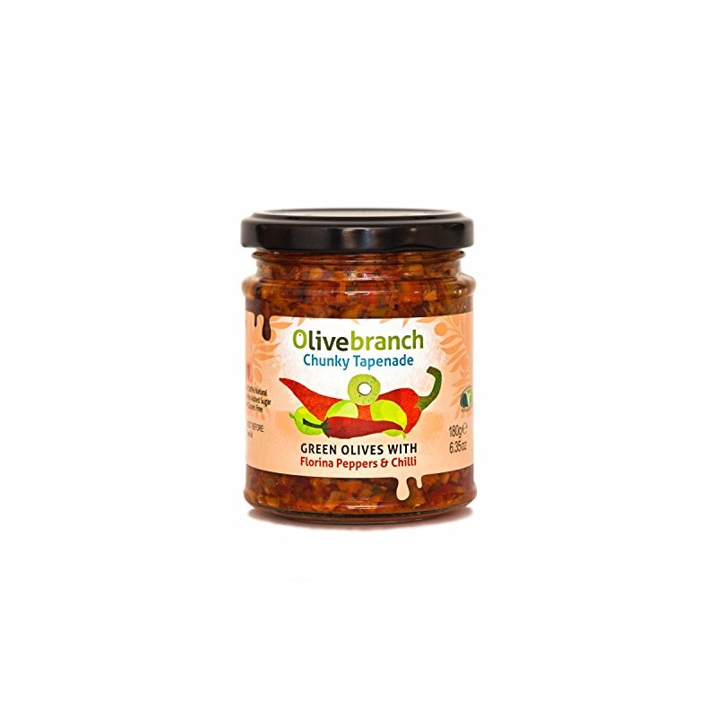 Olive Branch Olive Tapenade with Florina Peppers & Chilli 180g