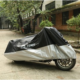 TCMT Motorcycle Cover All Season Universal Waterproof Outdoor Rain Dust Protection Fit for Harley Tour Bikes Choppers Cruisers