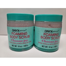Onyx Bathhouse 2~ Onyx Bathhouse Foaming Body Scrub Warm Vanilla 14 Oz New