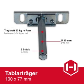 Pack of 2 professional tablet support