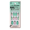 L.A. COLORS Nail Frill Soft & Flexible Artificial Nails, Magical
