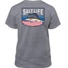 Salt Life Freedom Sail Youth Short Sleeve Tee, Athletic Heather,