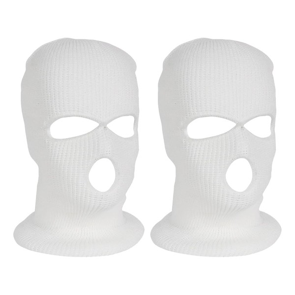 FSSTUD 2 Pcs 3 Hole Knitted Face Covers Car Seat