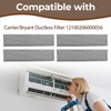 4-Pack Air Filters Compatible with Carrier/Bryant Ductless Filter 12100206000056