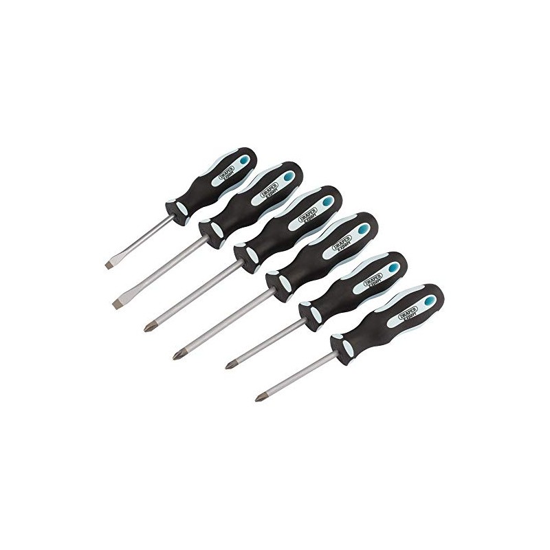Draper 63588 Soft Grip Screwdriver 6 Piece Set