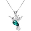 Mayfer Collar de plata esterlina .925 para mujer con dije