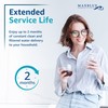 Maxblue Coffee Water Filter, Replacement for De'Longhi® DLSC002 9310926 SER3017