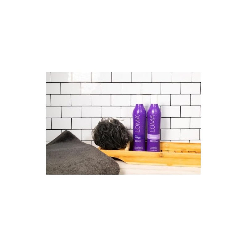 Loma Hair Care Violet Shampoo, Vanilla Bean/Blood Orange, 12 fl.