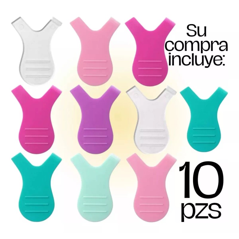 Veraly 10 Cepillos Levantadores Lifting Peine De Pestañas Lash Lift