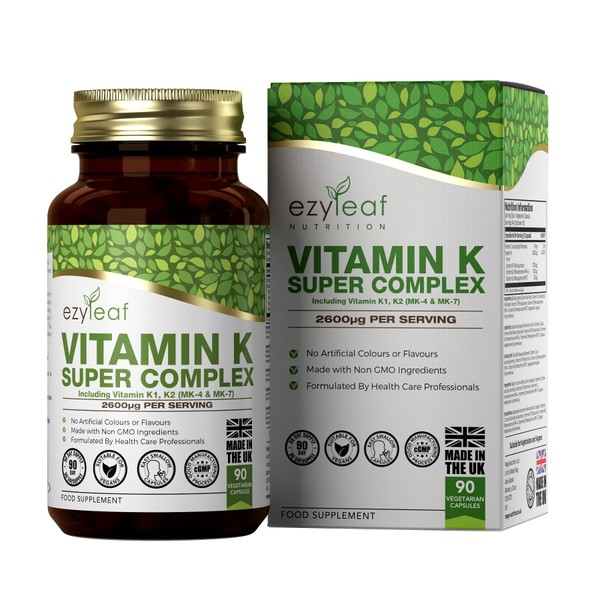 Ezyleaf Nutrition Ezyleaf Vitamin K Super Complex | Vitamin K2